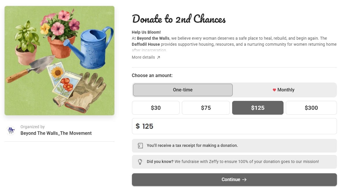 Donate To Second Chances